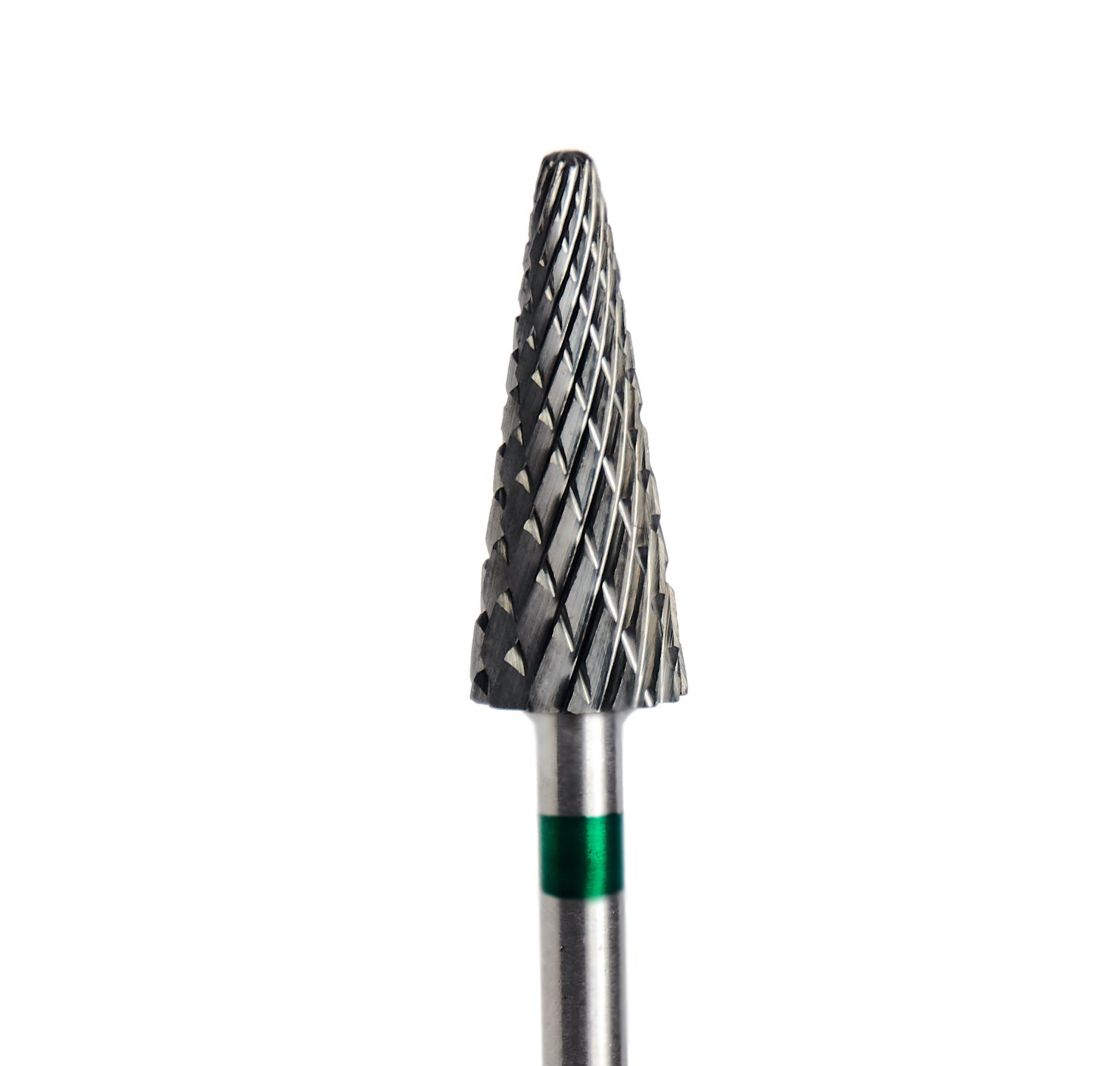 Embout ponceuse forme sapin pour manucure professionnelle - utilisé par les gaucher pour une dépose précise du gel