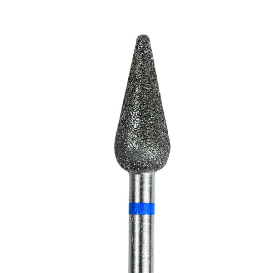 embout manucure diamant tulipe grain bleu pédicure