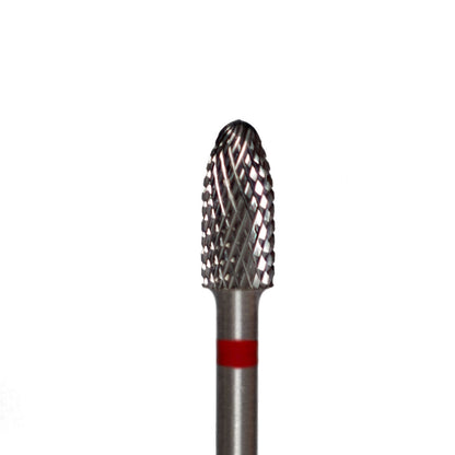 Embout ponceuse cylindrique en carbure pour dépose de gel avec coupe croisée douce