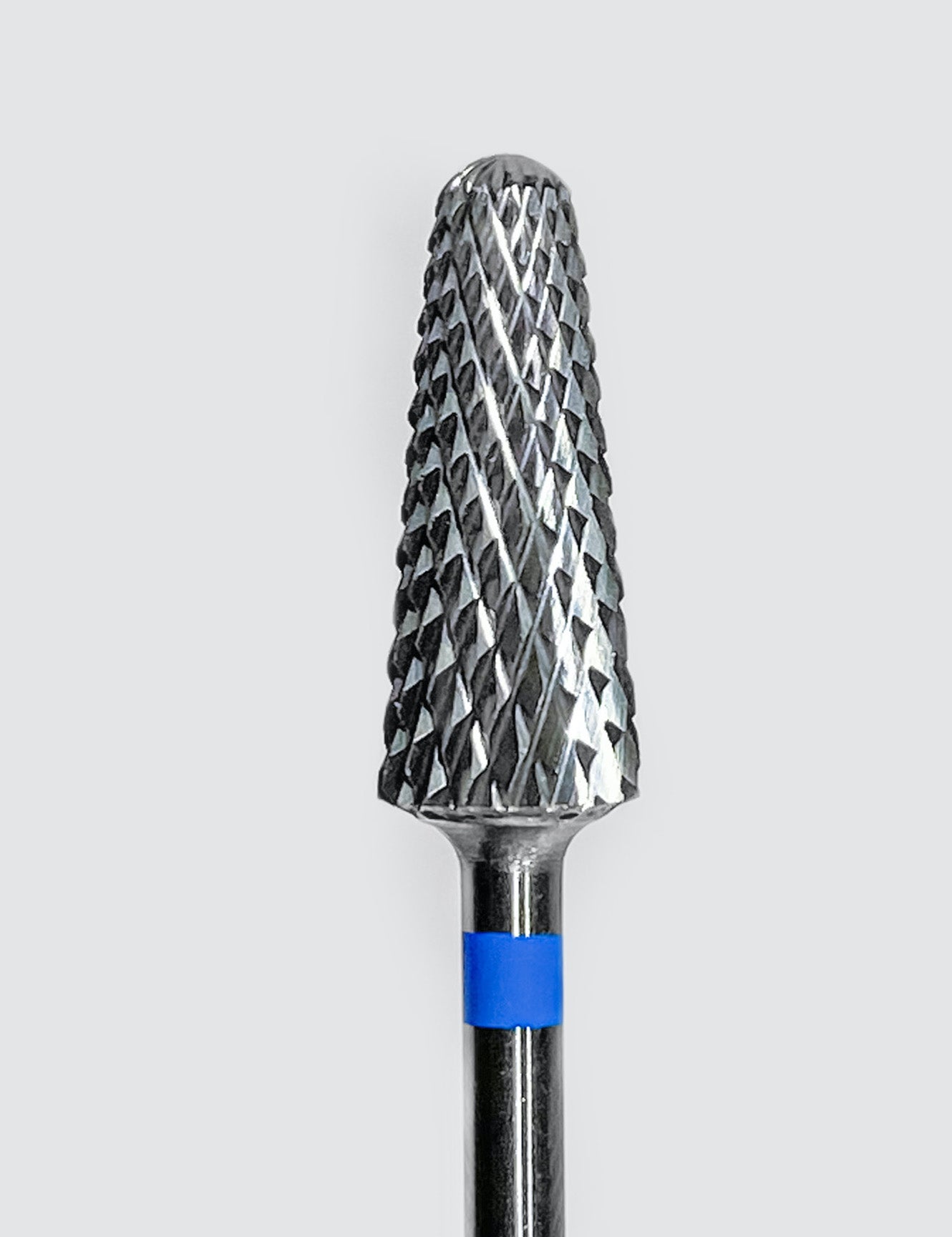 Embout ponceuse bleu en carbure pour retrait rapide de gel UV et résine