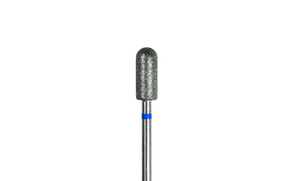 Embout pour ponceuse forme tonneau, abrasivité bleu - idéal pour corriger la longueur et la surface des ongles épais.